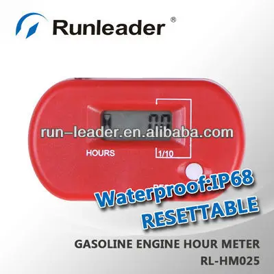 индуктивный счетчик моточасов для газовых двигателей- мотоцикл скутер трактор atv косилка генератор мотокросс газон станок