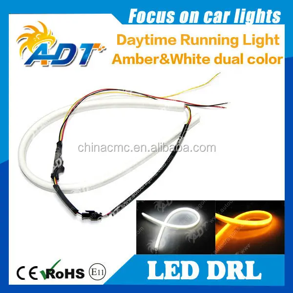 2016 Горячие продажа Switchback Газа Ангел Глаз 85 СМ LED Drl Дневные С Сигнал Поворота