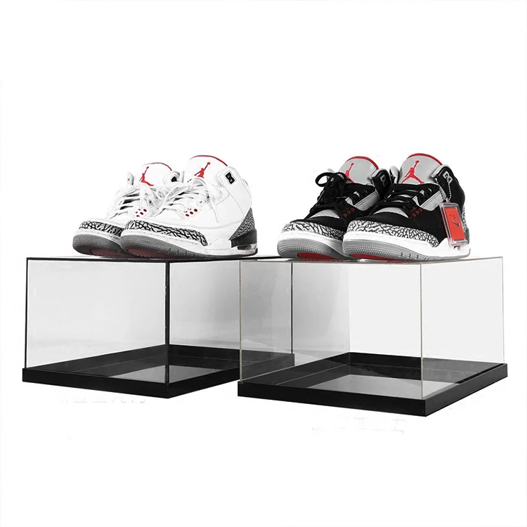 Unique Design Acrylic Display Box Dimensions PMMA Box Single Acrylic Box Acrylic Case With Oblique Face