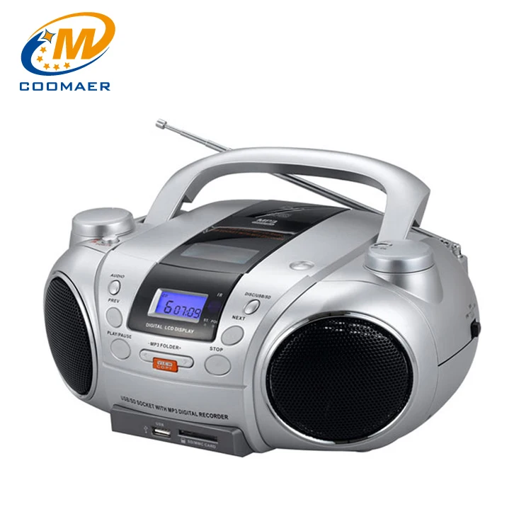 Открытый AM, FM радио usb sd bluetooth ретро портативное радио CD-плеер с разъем для наушников