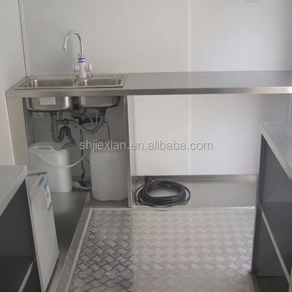 JX-FS400B Concession Square Food Trailer Mobile Coffee Van Ice Cream Truck Hot Dog Cart Portable Food Kiosk