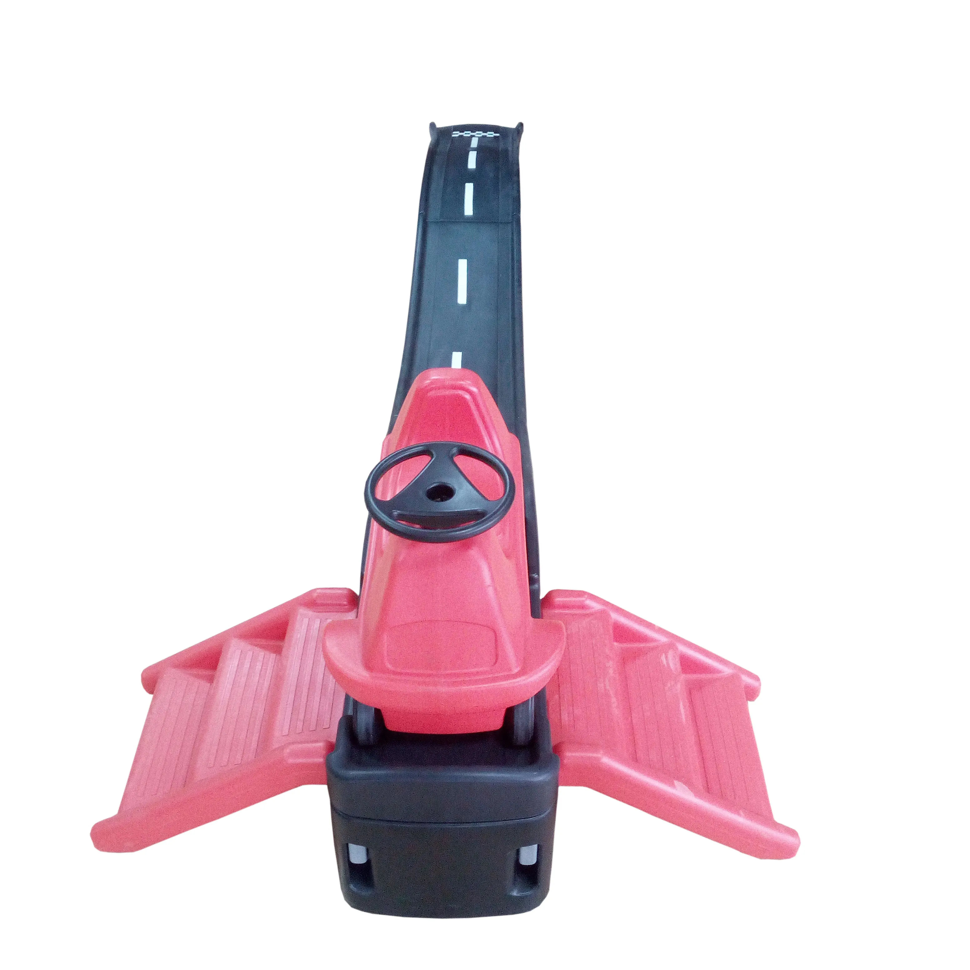 
Kids outdoor up and down roller coaster ride on 