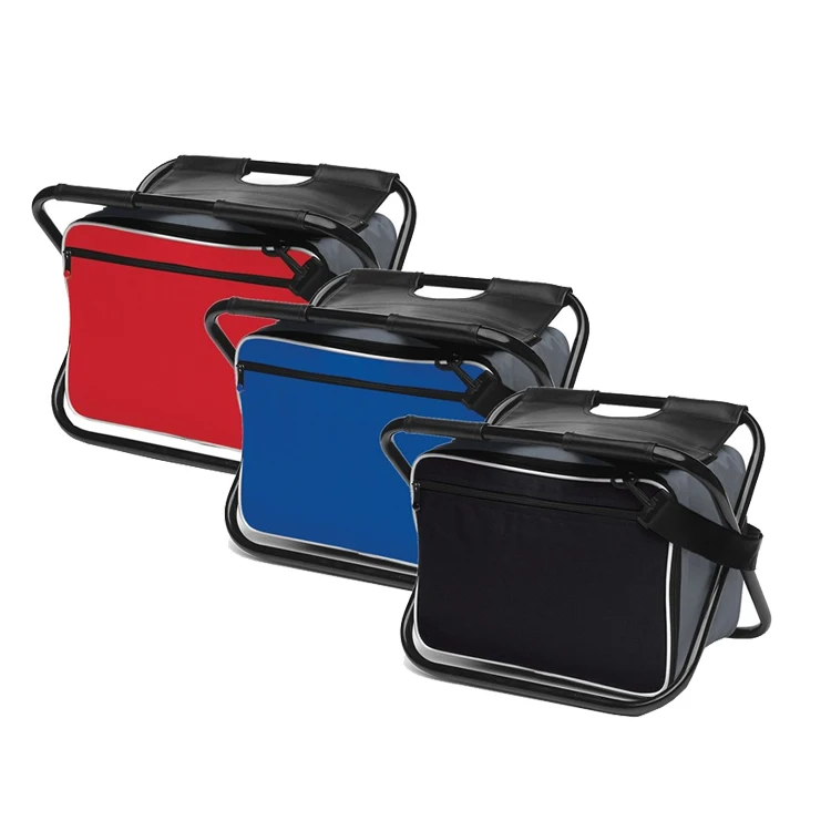 Portable Detachable Backpack Folding Stool with Cooler Bag for Fishing Chair