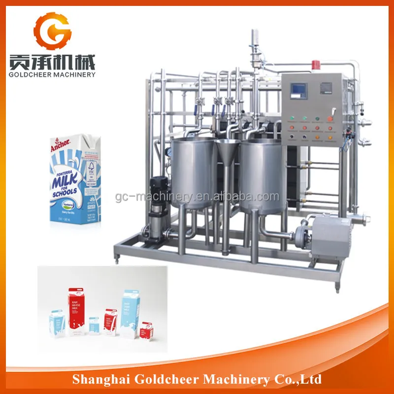 Milk plate type uht-milk sterilizer machine