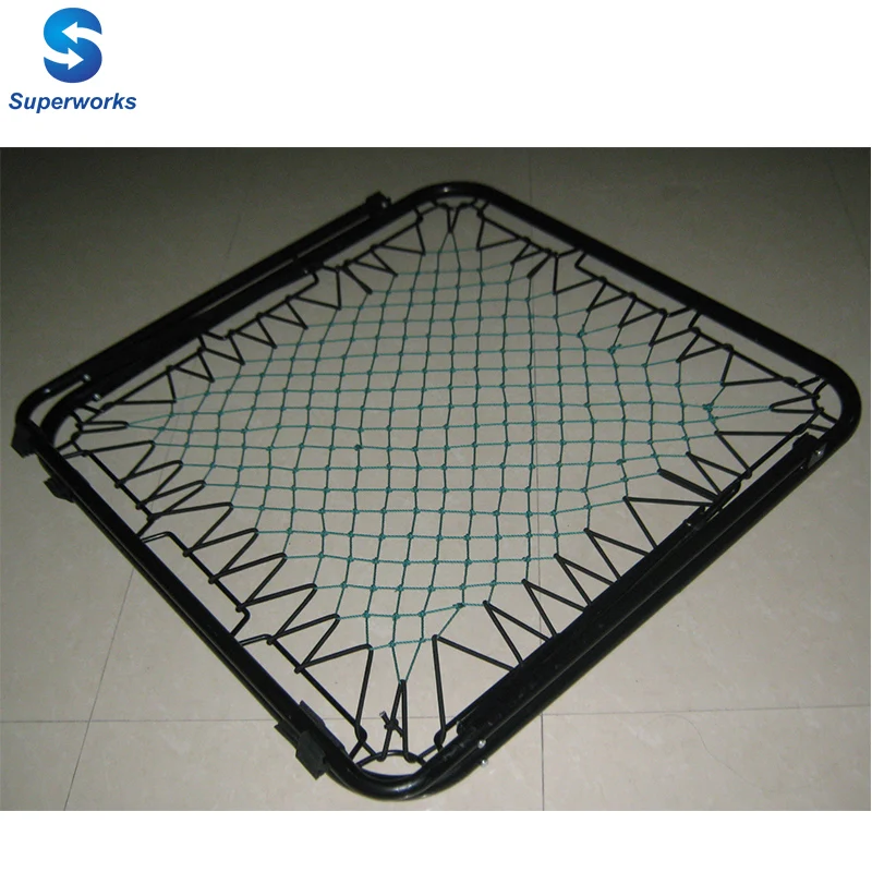 powder-coated galvanized steel tube soccer football rebounder net rebound goal
