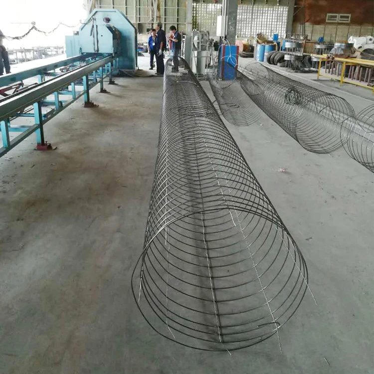 Full automatic concrete pile used wire mesh cage welding machine