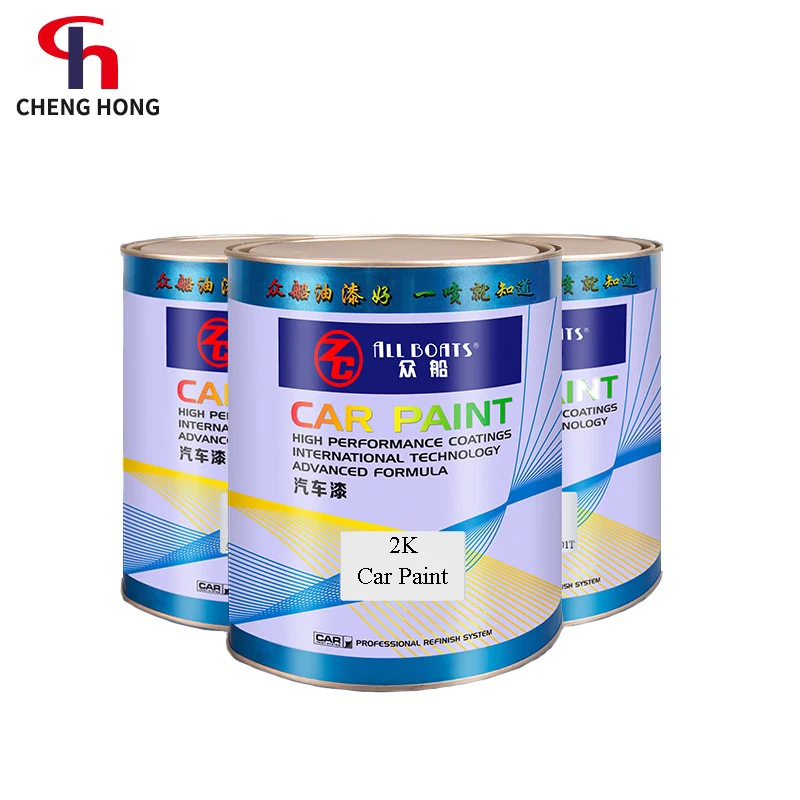 factory Automotive repair painting acrylic solid color car refinish paints 2K car paint