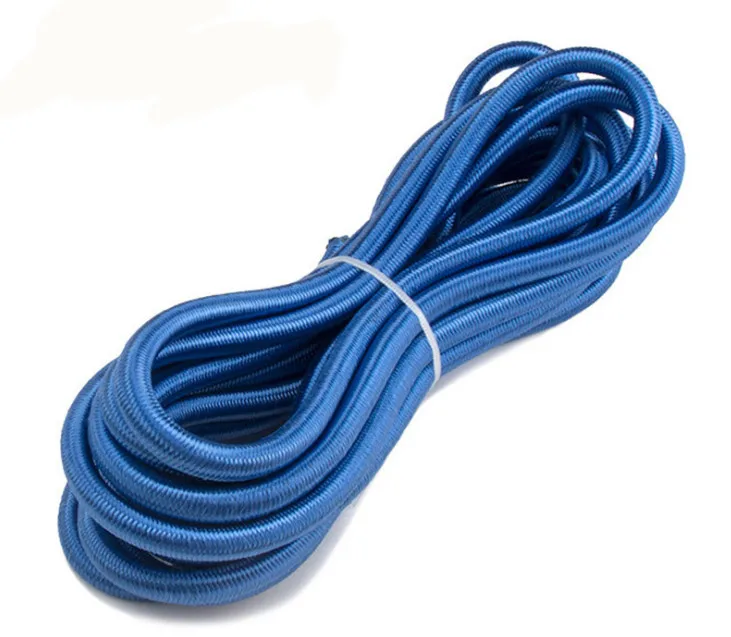 High tensile strength bungee cord /Bungee latex elastic rope/Bungee cord black 8mm