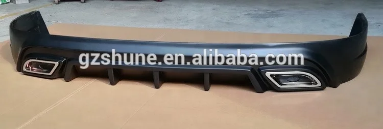 PP Front and Rear bumper  For Elantra 2016-2018 body kit wiht side Skirt front rear lip Auto accessories