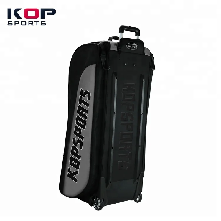
2021 KOP SPORTS Custom Waterproof Full Size Championship Wheeled Baseball Equipment Bag For Players 