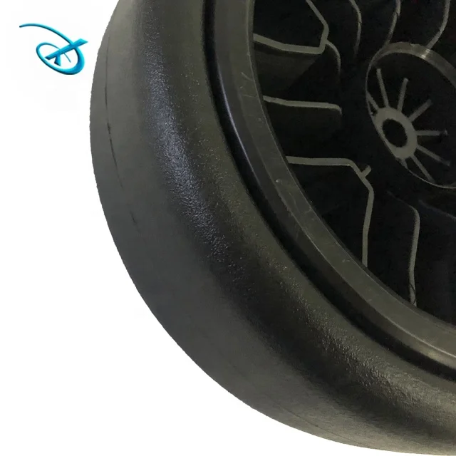 8 inch lawn mower plastic wheel for garden cart hand truck trolley