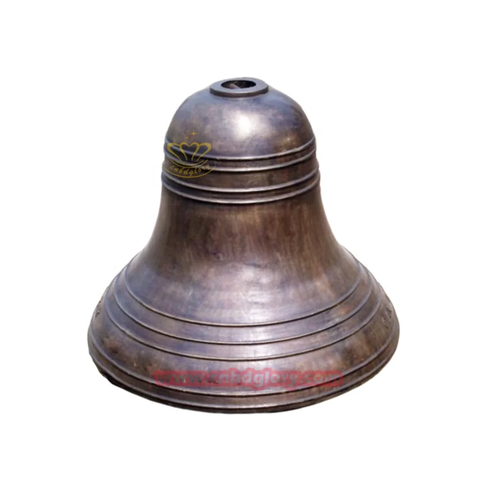 Outdoor Temple Garden Decor Sculpture Metal Crafts Bronze church Bell