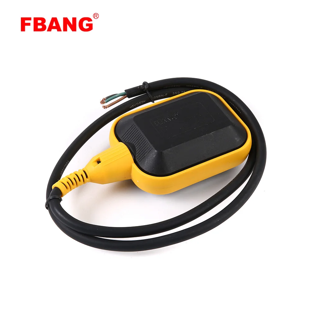 Hot selling blue waterproof electric float switch with cable