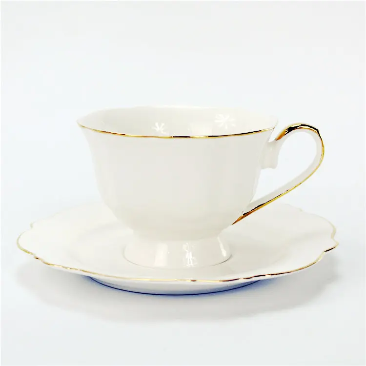 Пищевая Золотая кружка под заказ, чайная чашка и блюдце для капучино/чая