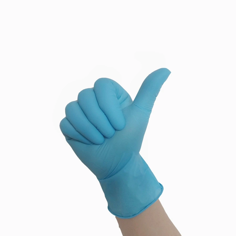 Comfortable Nonporous Disposable Nitrile Exam Dentist Daily Work Gloves