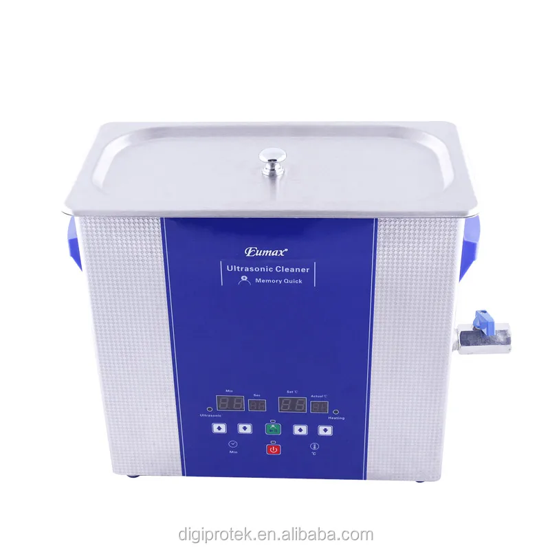 Eumax 6L большая светодиодная цифровая сенсорная панель с подогревом и дренажом, Высококачественная ультразвуковая очистка из нержавеющей стали