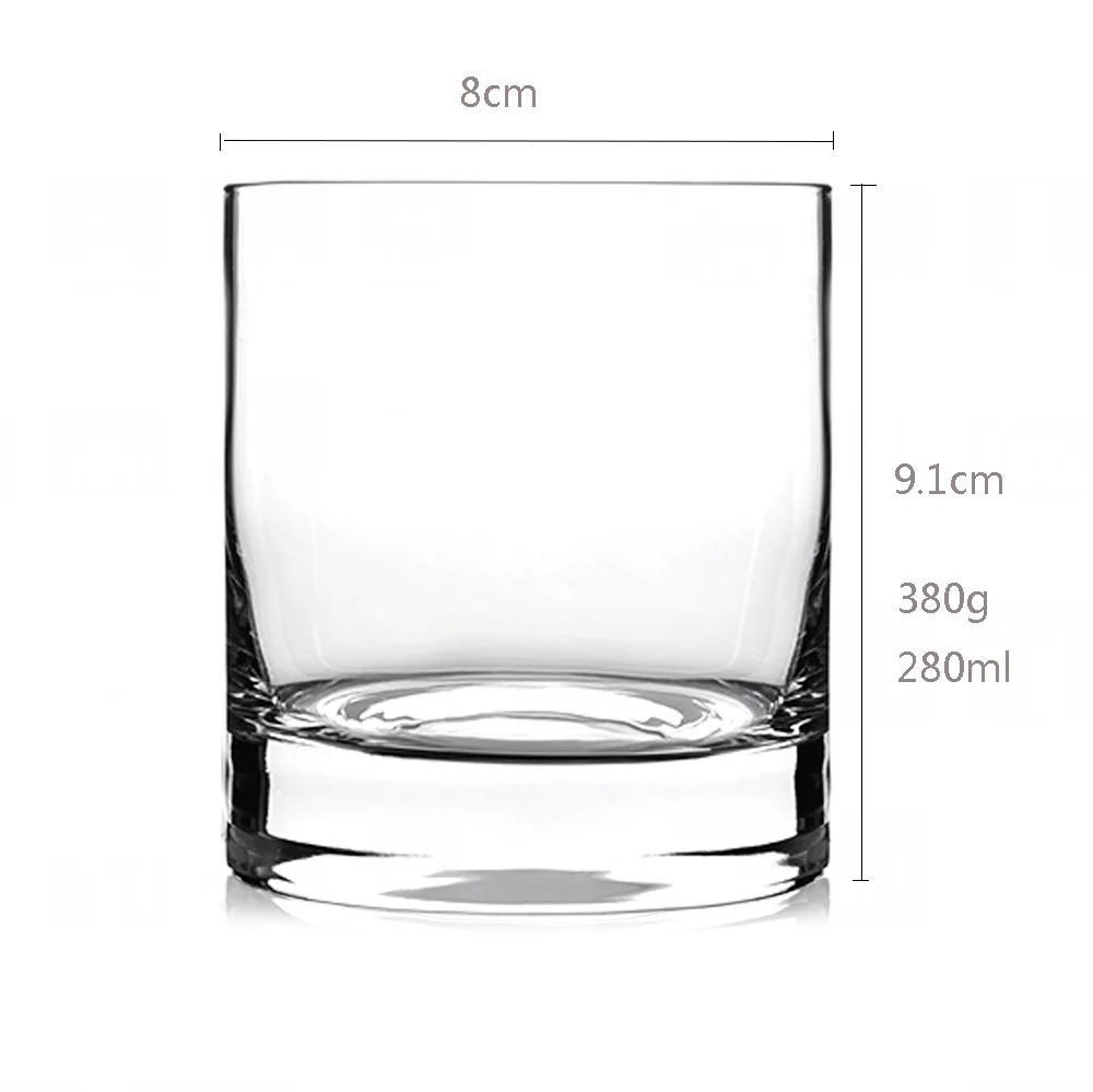 wholesale rock whiskey glass dailyware personalised double old fashioned glasses logo custom lowball glass