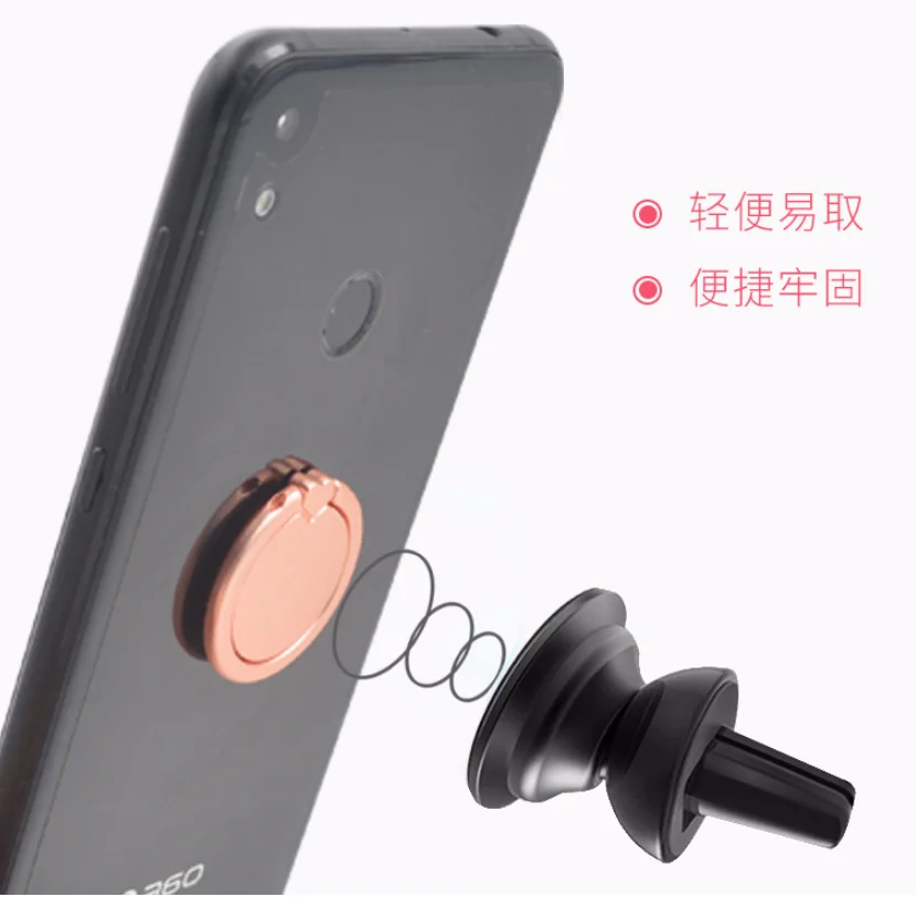 Недорогой Магнитный вращающийся на 360 градусов кольцевой держатель с логотипом в подарок, кольцевой держатель для мобильного телефона