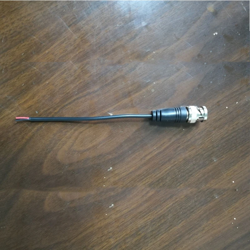 rg59 75ohm cctv cable bnc Q9 connector Solder free Shielded semi-gold plated