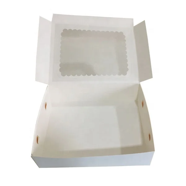 Wholesale custom printed high quality paper donut packaging box,donut box with clear window,packaging box for donut