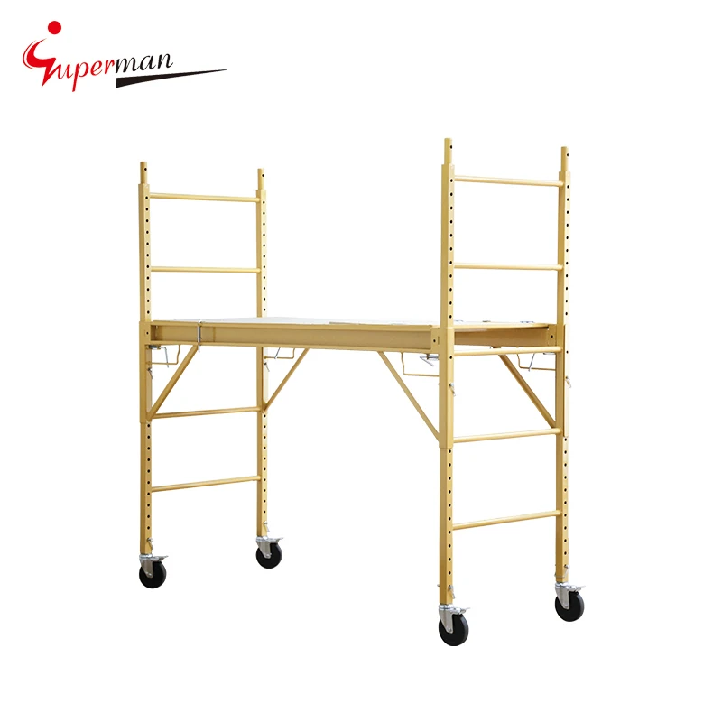 Low MOQ Movable Portable Multi Function Mobile Baker Scaffold H Frame Scaffolding