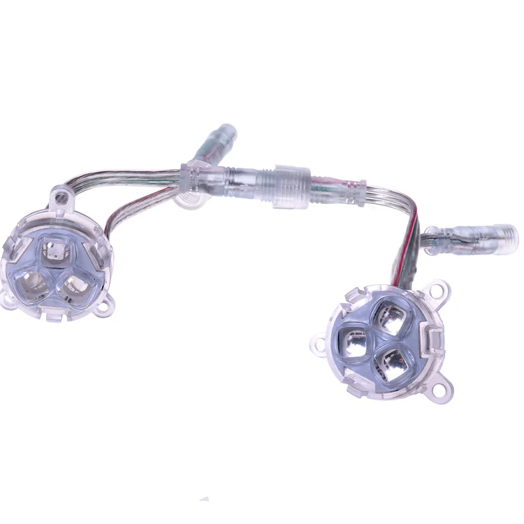 Пиксельная Светодиодная лампа ws2811 30 мм SMD 5050 RGB WS2811 IC водонепроницаемое напряжение IP67 постоянного тока светодиодный модуль источник света