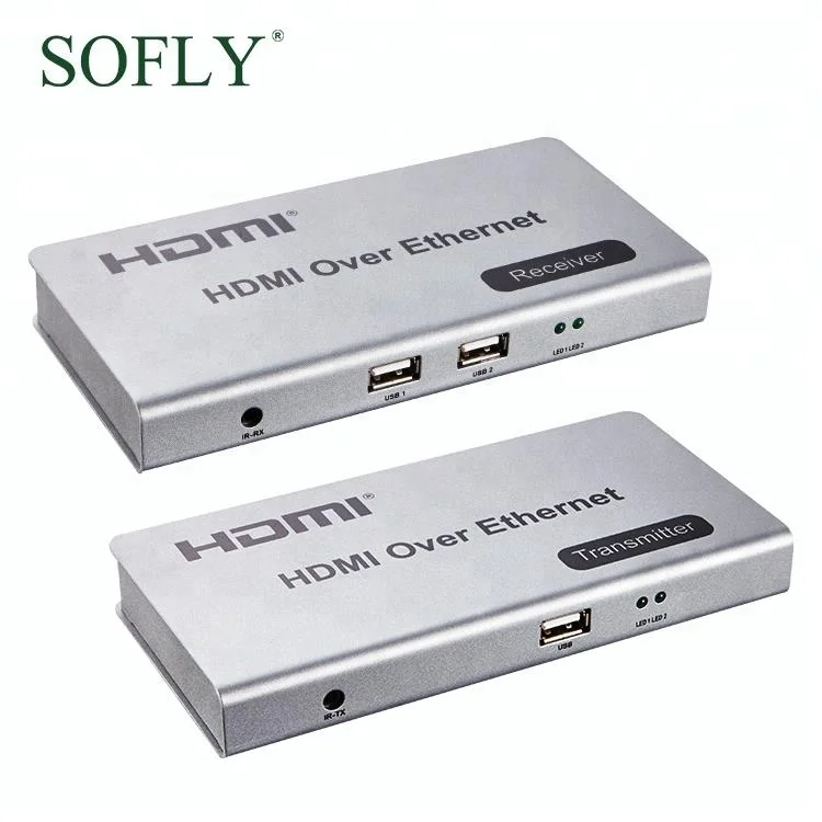 HDMI Extender по одному RJ45 CAT5E/CAT6 TCP/IP кабель 1080 P 120 м приемник передатчик