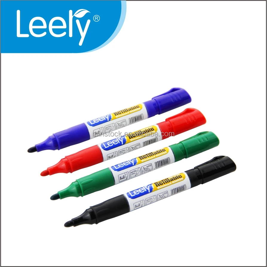Colorful Refillable Glass Board Marker Pen