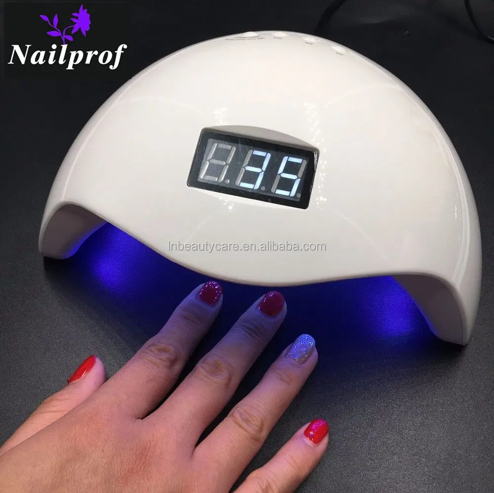 Factory price! Nailprof LED Lamp 48W Nail Dryer LCD Display 36 LED Nail Dryer Lamp For manicure Gel Polish Auto Sensor Timer