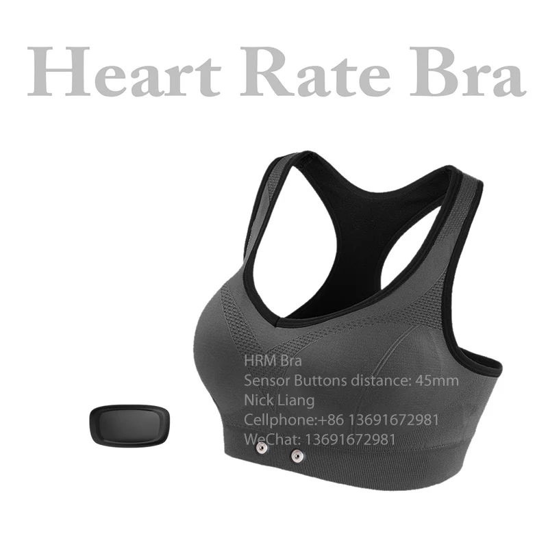 
Standard Heart rate monitor Bra(Sensor not included, button distance: 45mm) 