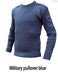 
Fashion Style military olive green O-neck military men sweater 