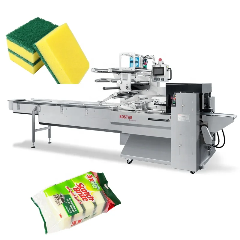 Automatic Kitchen Cleaning Sponge Packing Machine lines