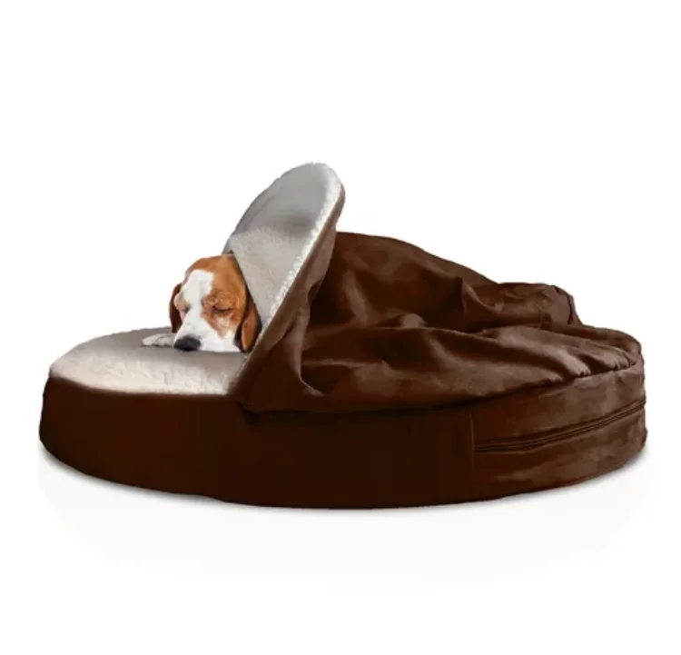 
 Симпатичная водонепроницаемая ткань из полиэстера, ортопедическая синяя кровать для собак, удобная и модная кровать для собак  