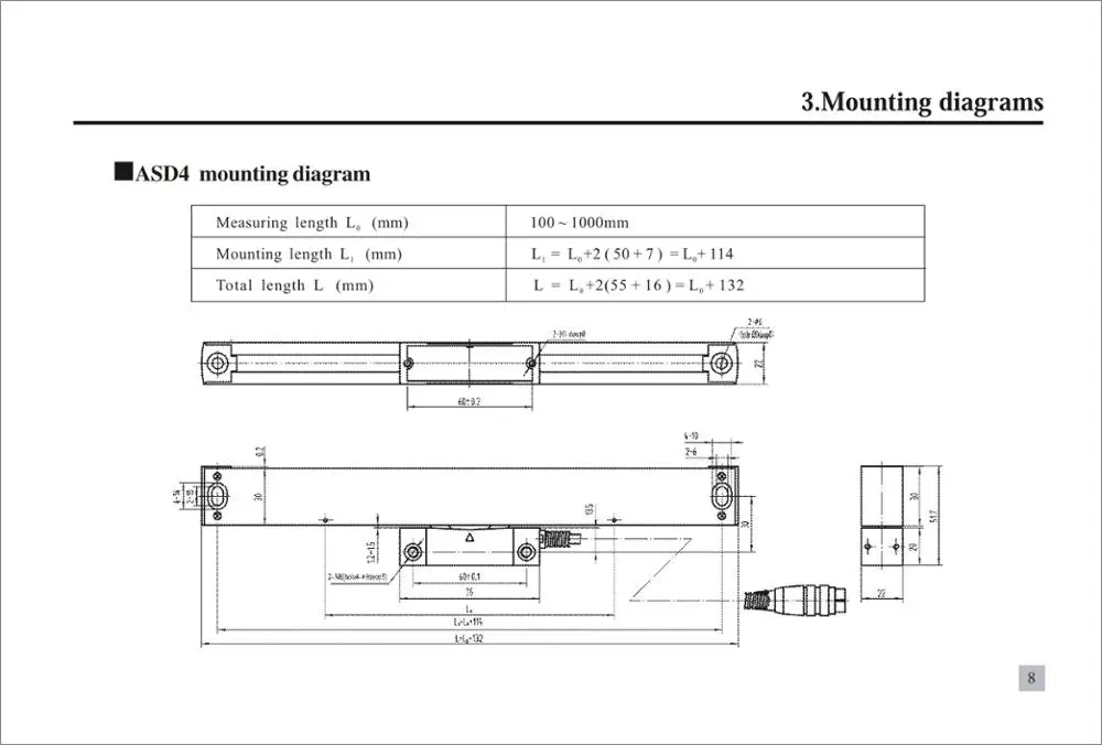 Biga TOP20-3L 3 Axis Digital Readout With 3 Linear Scales for Lathe Machine