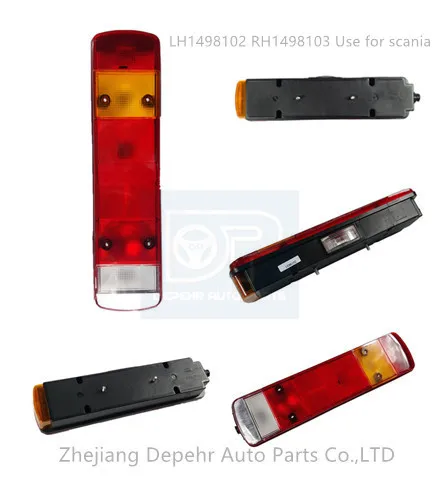 1498102/1498103 Depehr European Trailer Body Parts Tail Light Truck Rear Tail Lamp For Sc P,G,R,T