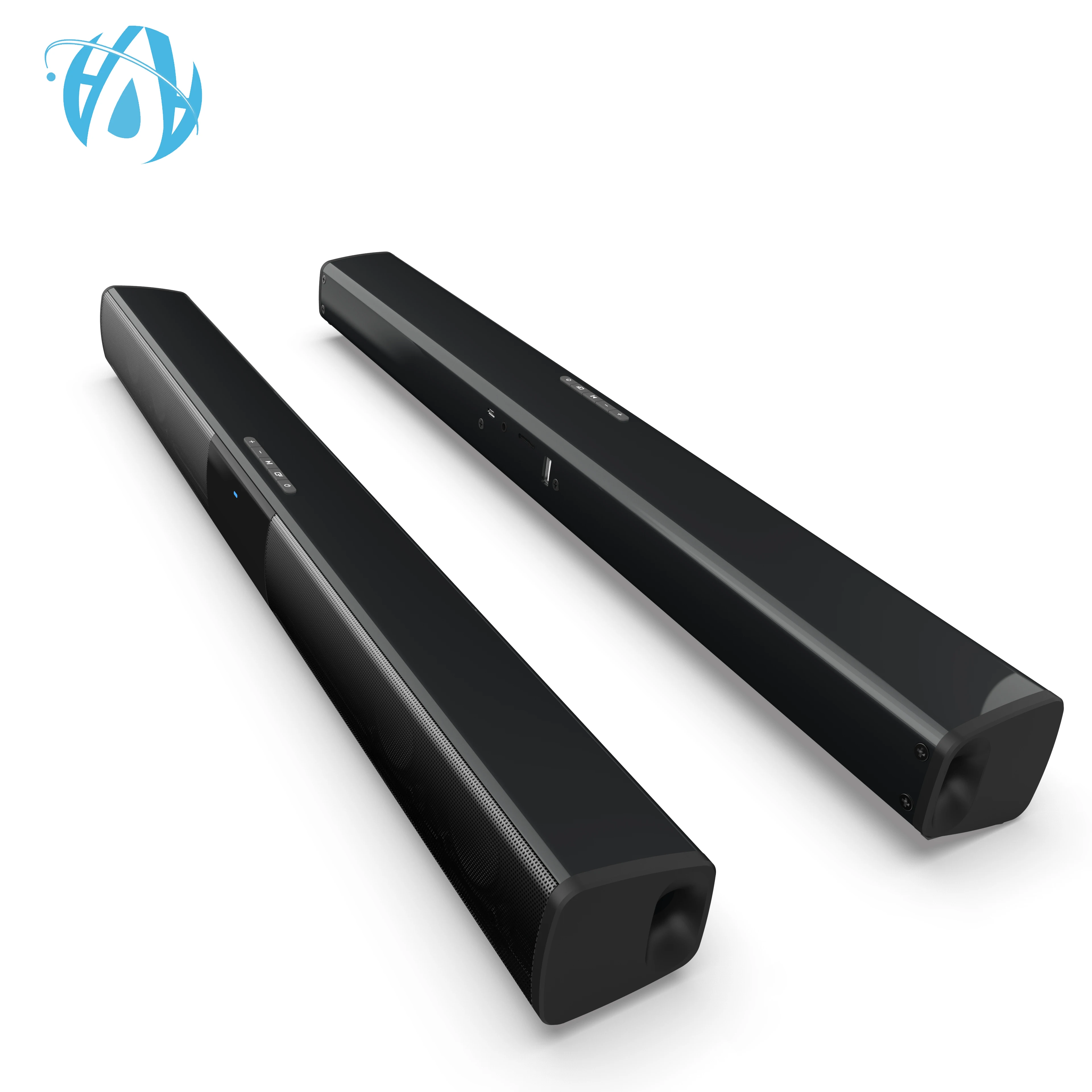 V5.0 Bluetooth Саундбар с сабвуфером, Robolife проводной и беспроводной портативный 2,0 канал 20 Вт звуковой динамик в виде бруска для ПК, мобильного телефона