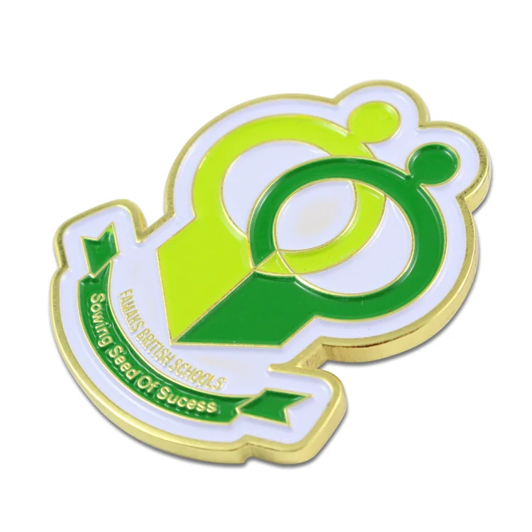 Custom metal enamel logo emblem badge fashion pin badge