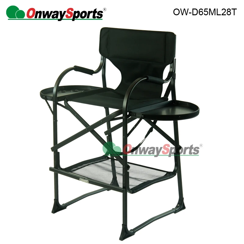 Factory price portable aluminium outdoor custom makeup artist chair