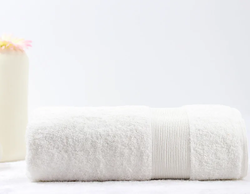 
In Stock Premium Quality Long Stapled Cotton 620gsm Thick Terry Yarn White Color 5 Star Hotel Bath Towels 