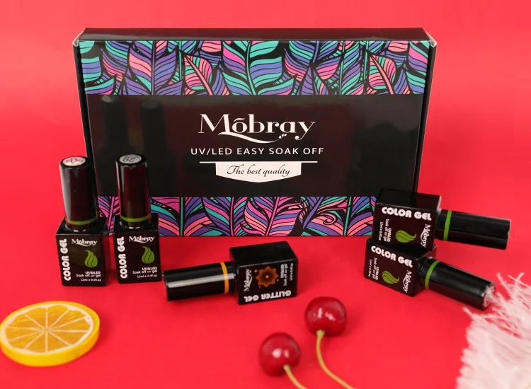 Soak Off UV LED Manicure Varnish Kit 12ml Long Private Label Uv Gel Nail Polish Hot Sale Pure Color Gel Nail Art Beauty