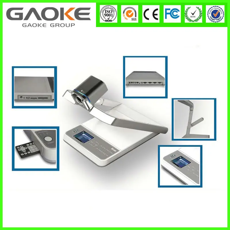 Горячий продавать карты SD и USB портативный цифровой 5 мега мультимедийный аудио-видео визуализатор документ-камера