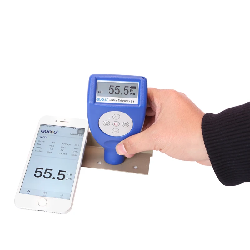
CM-8826FN Digital Paint Coating Thickness Meter Gauge with F & NF Probes CE Marking Automotive Tester 