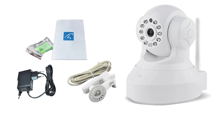 2017 Новый IP камера беспроводной домашней камеры, Крытый двусторонний 1080 P камеры видеонаблюдения с детектором движения