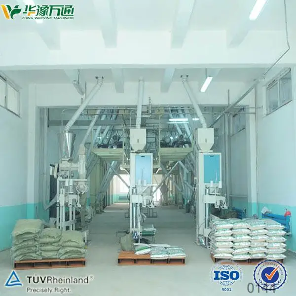 Hot sale in Ethiopia flour milling and packing machines