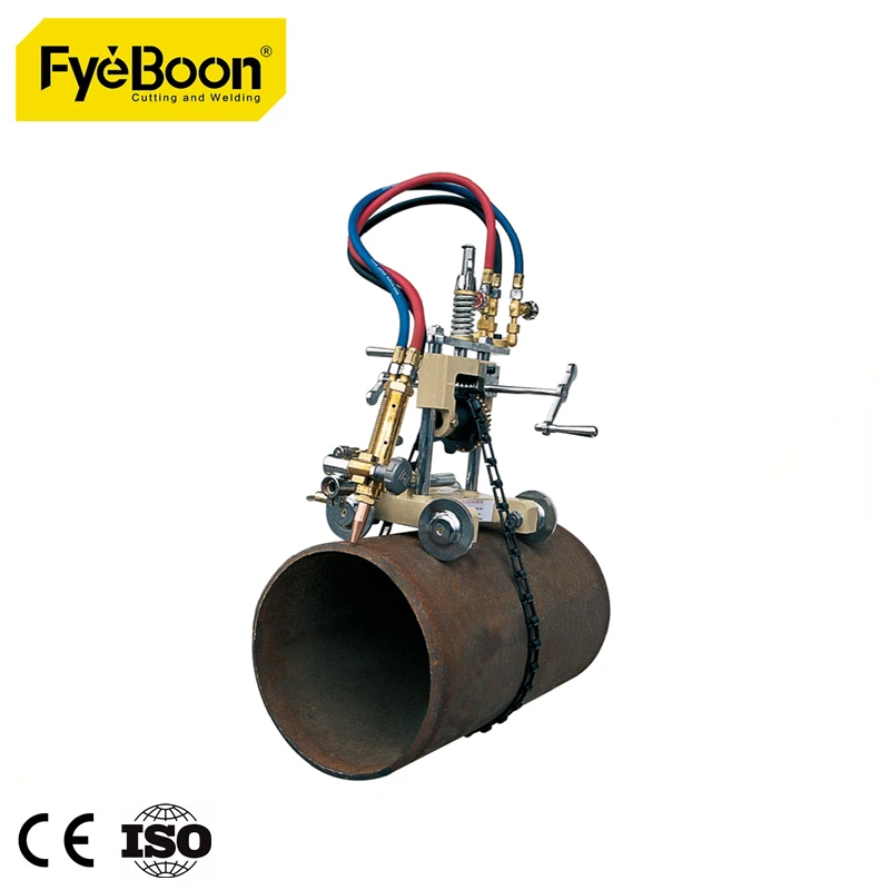 Stainless Steel Pipe Gas Cutting Machine With gas Torch