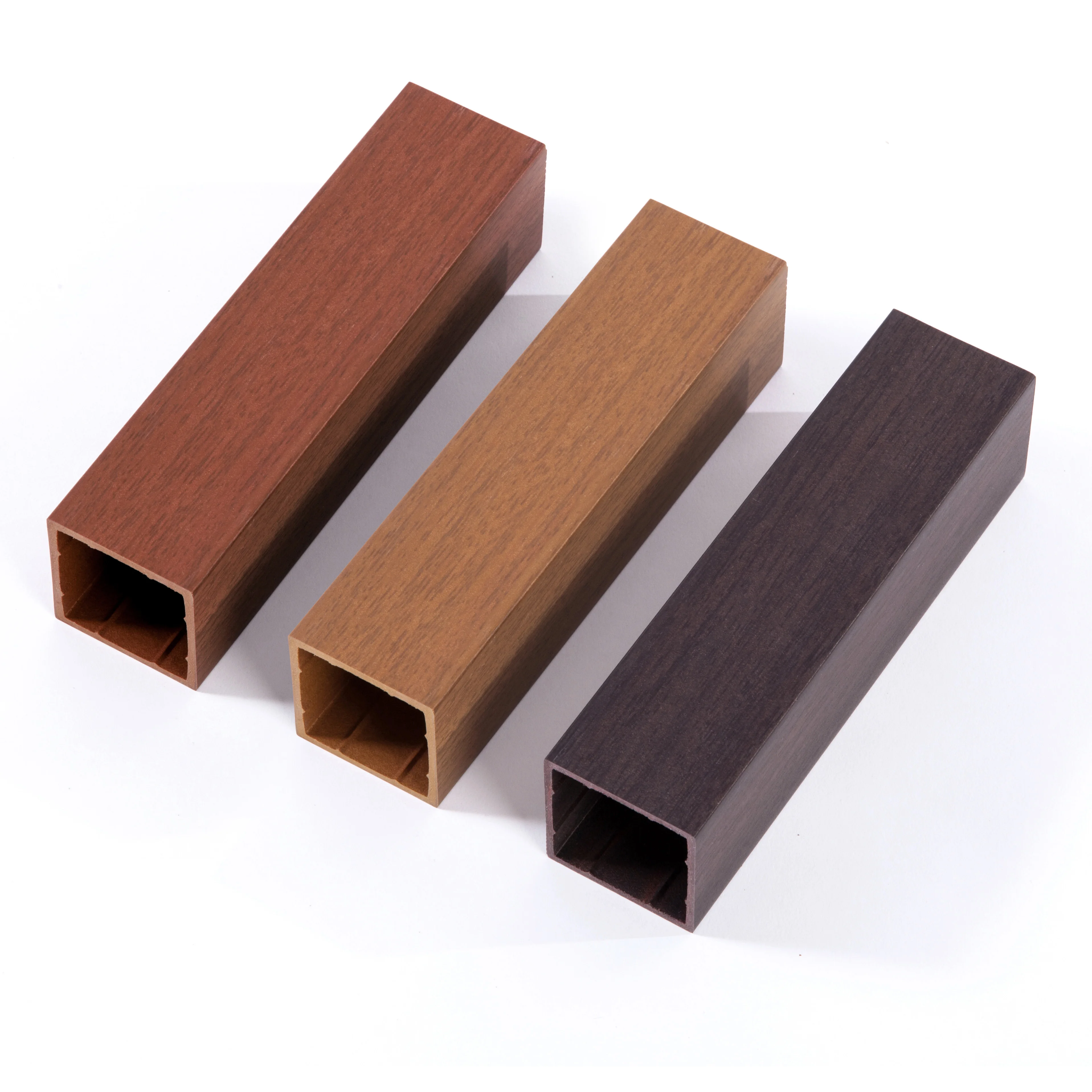 2021 Foshan Rucca WPC Wood Composite Timber , indoor decoration 50*50mm cheap building materials decor