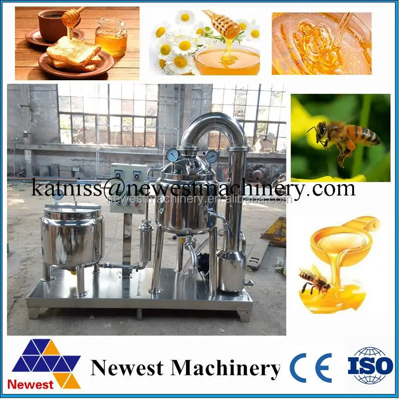 
100L 304 Stainless steel raw honey processing machine/honey concentrate equipment/honey moisture removing machine 