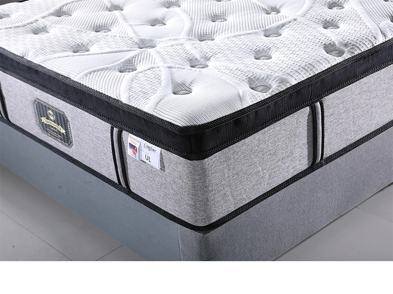 OEM high quality foam encasement royal queen single bed mattress