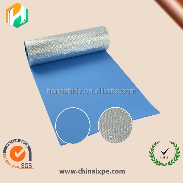 
10mm aluminum foil polyolefin foam mat 