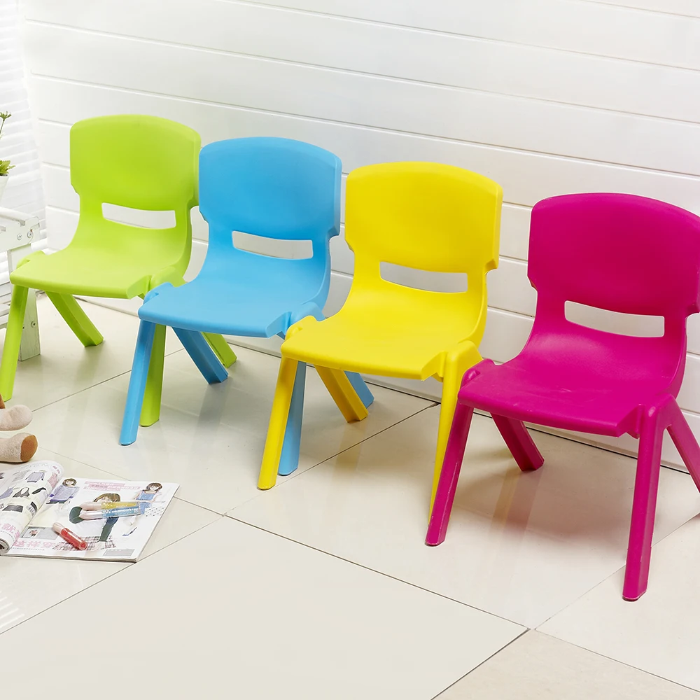 Лучшая цена пластиковые Дошкольные Детские Веселые Кемпинг обеденный стул